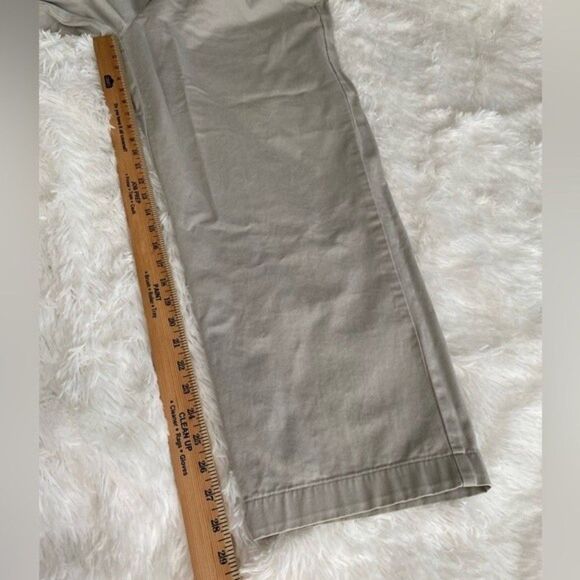 Tommy Hillfiger Vintage Pleated Chinos Casual Cotton Pants Beige Size 38X30 - Picture 12 of 13
